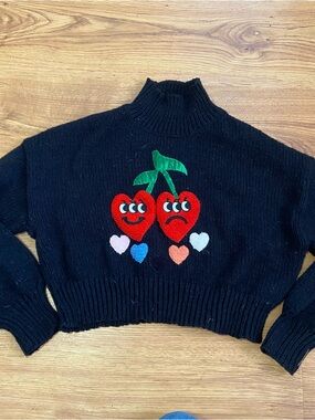 Funky Cherry Sweater
